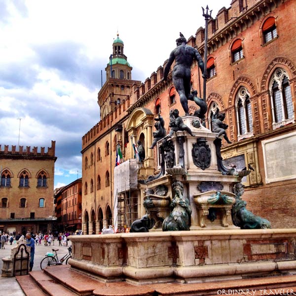 Piazza del Nettuno in Bologna