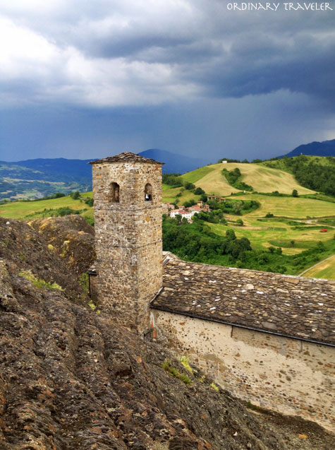 Medieval Church on Pietra Perduca in Trebbia Valley, Italy