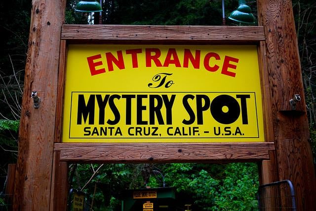 Visiting The Mystery Spot in Santa Cruz, California