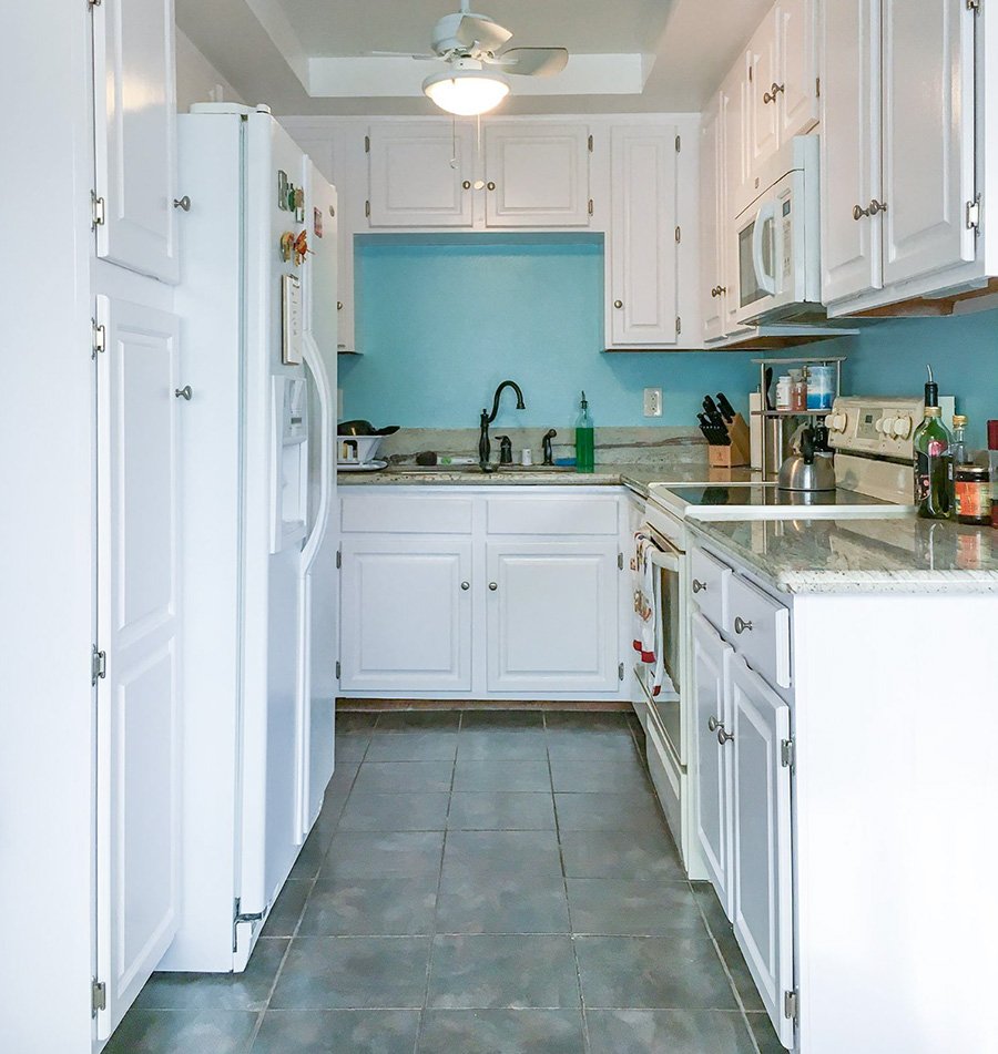 Beach-Inspired Kitchen Remodel for Under $200