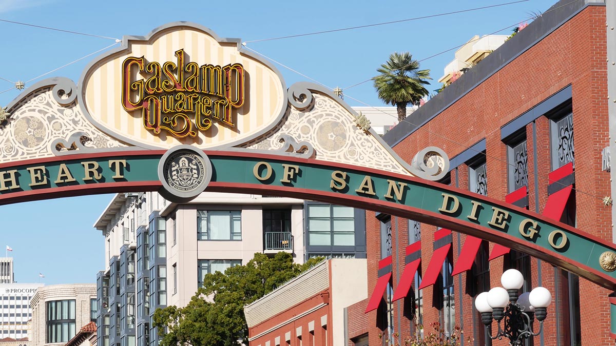 Gaslamp Quarter San Diego Sign