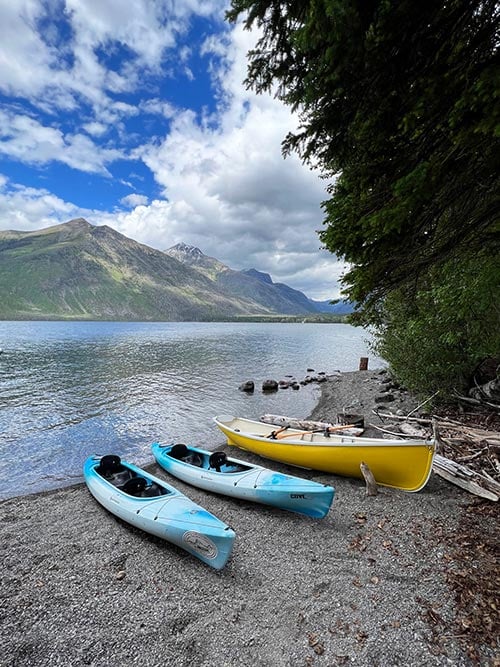 Lake McDonald in Glacier National Park on Going-to-the-Sun Road