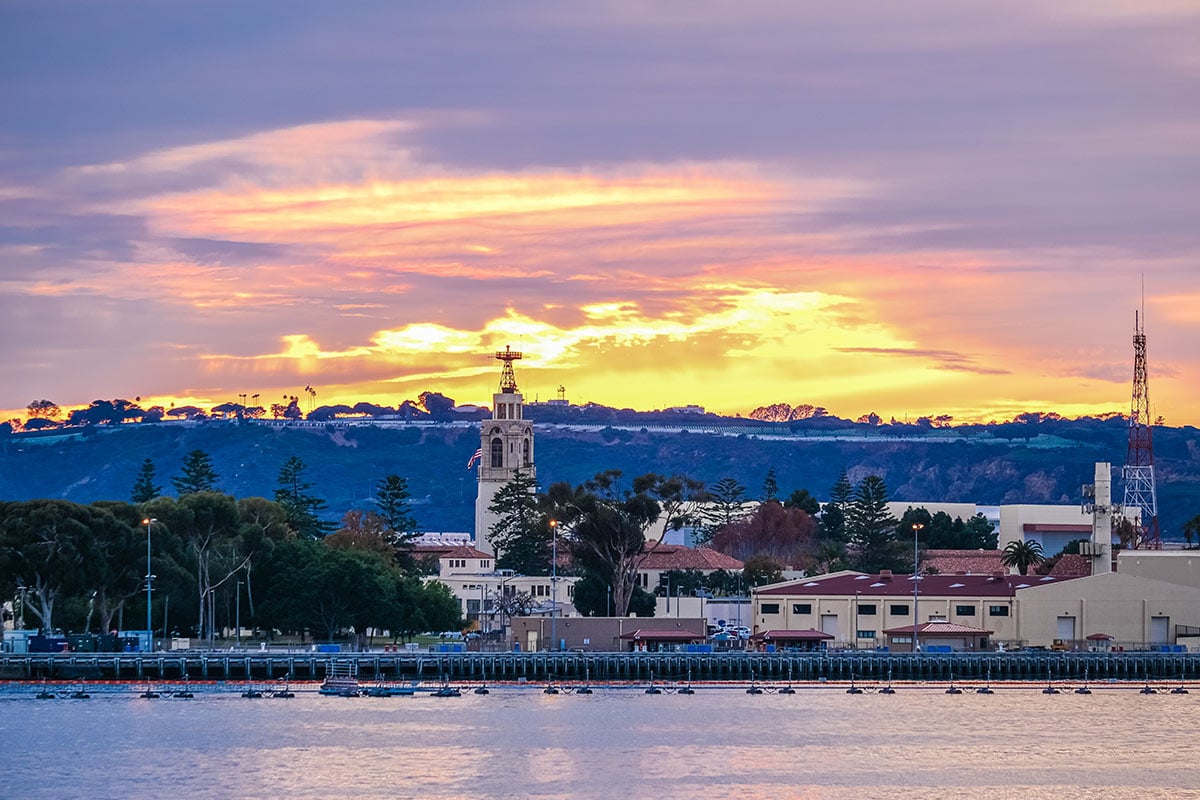 Coronado Island at Sunset - San Diego