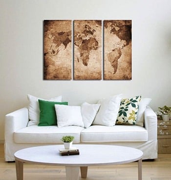 Map Canvas - Travel Home Decor Ideas