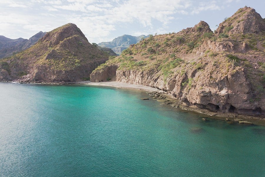 Bahia Agua Verde in Baja, Mexico