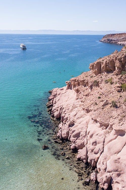 Isla Partida in Sea of Cortes, Mexico