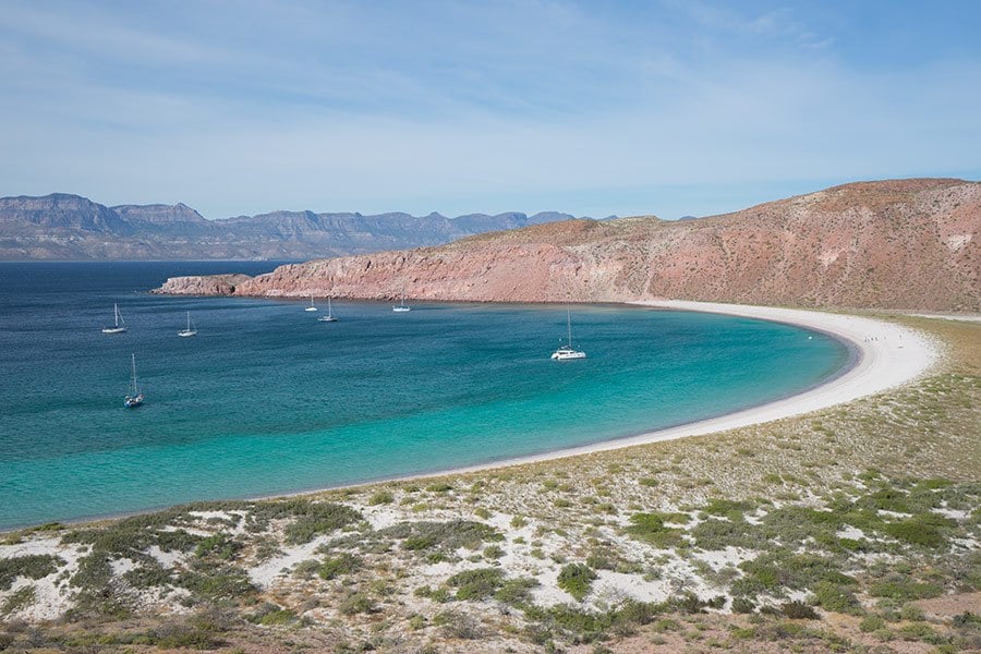 Isla San Francisco in Baja, Mexico