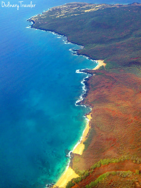Molokai Plane Aerial View