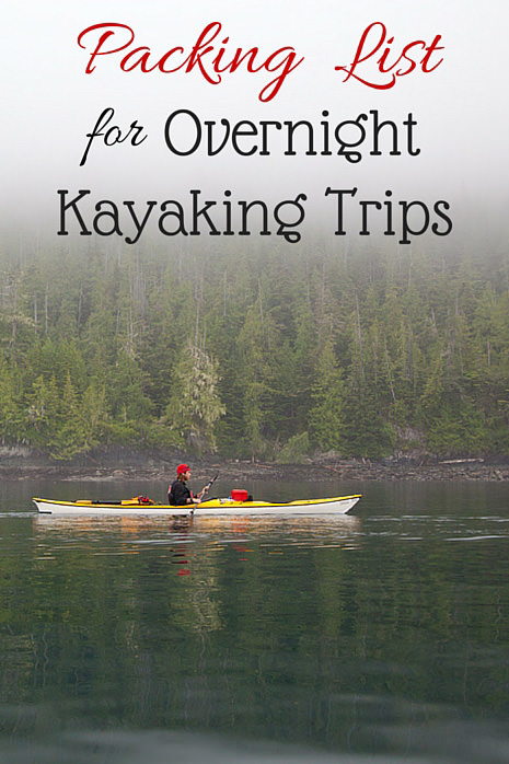 Packing List for Overnight Kayaking Trips