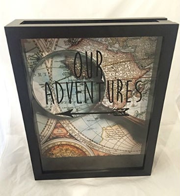 ticket stub shadowbox travel home decor