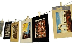 Postcard Display - Travel Home Decor